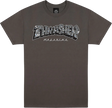 THRASHER DISCO BY SPANKY SS TSHIRT MEDIUM CHARCOAL