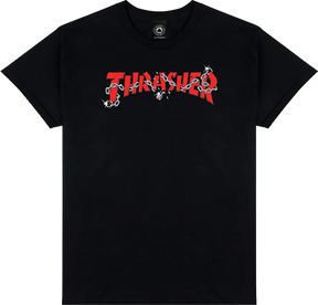 THRASHER DANIEL SHEPARD CHAINS SS TSHIRT SMALL-BLACK