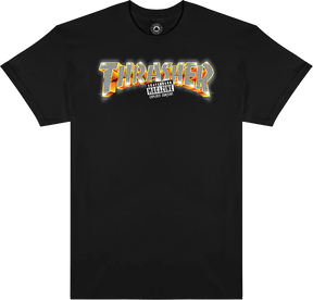 THRASHER EXPLICIT SHORT SLEEVE TSHIRT XLARGE BLACK