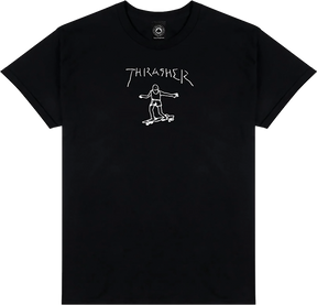 THRASHER GONZ LOGO SS TSHIRT SMALL BLACK/WHITE