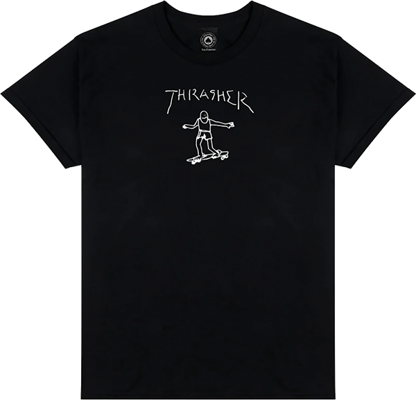 THRASHER GONZ LOGO SS TSHIRT SMALL BLACK/WHITE