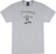 THRASHER GONZ LOGO SS TSHIRT M-GREY/BLACK