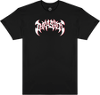THRASHER HEAVY METAL SHORT SLEEVE TSHIRT SMALL BLACK