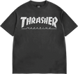 THRASHER MAG LOGO VINTAGE SS TSHIRT MEDIUM BLACK