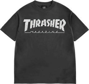 THRASHER MAG LOGO VINTAGE SS TSHIRT MEDIUM BLACK