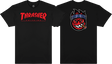 THRASHER SPITFIRE BIG HEAD JAKE SHORT SLEEVE TSHIRT MEDIUM BLACK