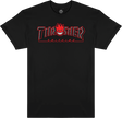 THRASHER SPITFIRE BIG HEAD OUTLINE SHORT SLEEVE TSHIRT LARGE BLACK