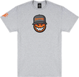 THRASHER SF LOC SHORT SLEEVE TSHIRT LARGE SPORT GREY