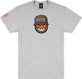 THRASHER SF LOC SHORT SLEEVE TSHIRT XLARGE SPORT GREY