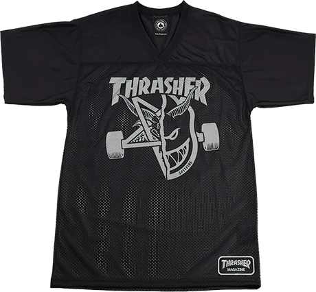 THRASHER SFW THRASH AND BURN SHORT SLEEVE TSHIRT JERSEY XXL BLK