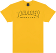 THRASHER SHADOW MAG LOGO SS TSHIRT SMALL GOLD