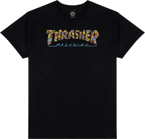 THRASHER SPANKY LONG SMILE SS TSHIRT SMALL-BLACK