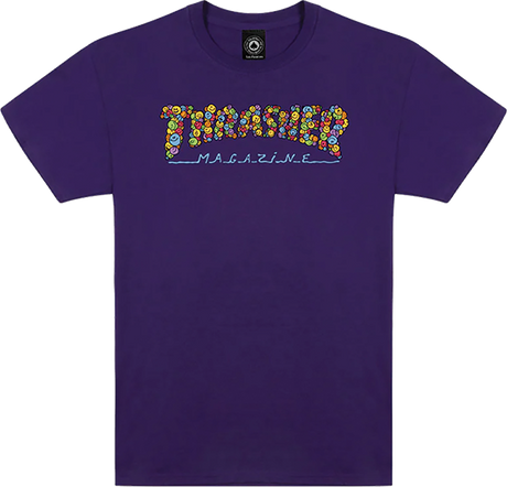 THRASHER SPANKY LONG SMILE SS TSHIRT MEDIUM-PURPLE