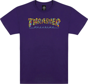 THRASHER SPANKY LONG SMILE SS TSHIRT LARGE-PURPLE