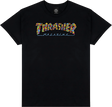 THRASHER SPANKY LONG SMILE SS TSHIRT XLARGE-BLACK