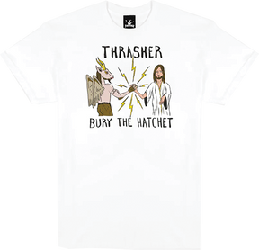 THRASHER TOY MACHINE BTH SS TSHIRT XXLARGE-WHITE