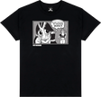 THRASHER TOY MACHINE GIRLFRIEND SS TSHIRT SMALL-BLACK