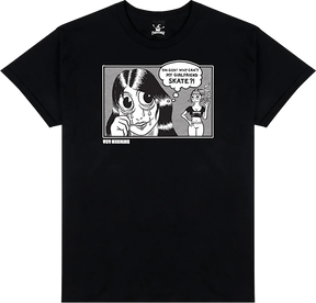 THRASHER TOY MACHINE GIRLFRIEND SS TSHIRT LARGE-BLACK