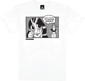 THRASHER TOY MACHINE GIRLFRIEND SS TSHIRT XLARGE-WHITE