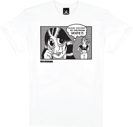 THRASHER TOY MACHINE GIRLFRIEND SS TSHIRT XLARGE-WHITE
