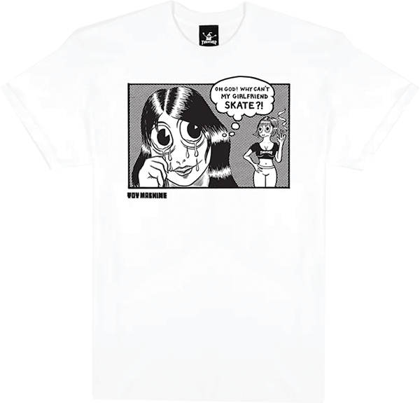 THRASHER TOY MACHINE GIRLFRIEND SS TSHIRT XLARGE-WHITE