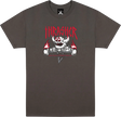 THRASHER TOY MACHINE MONSTER-GRAM SS TSHIRT MEDIUM-CHARCOAL