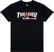 THRASHER TOY MACHINE PYRAMID SS TSHIRT MEDIUM-BLACK