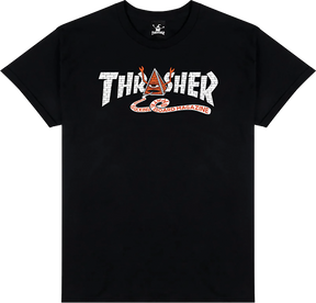 THRASHER TOY MACHINE PYRAMID SS TSHIRT MEDIUM-BLACK