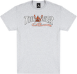 THRASHER TOY MACHINE PYRAMID SS TSHIRT LARGE-ASH GREY