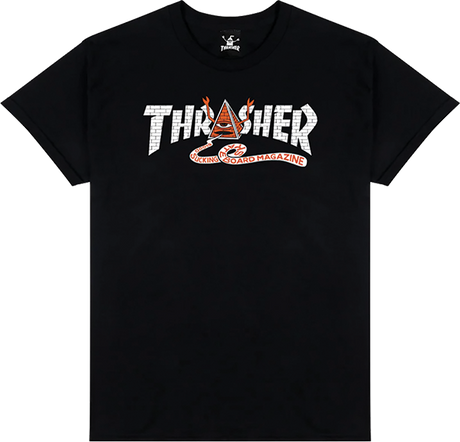 THRASHER TOY MACHINE PYRAMID SS TSHIRT XXLARGE-BLACK
