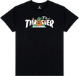 THRASHER TOY MACHINE VORTEX SS TSHIRT MEDIUM-BLACK