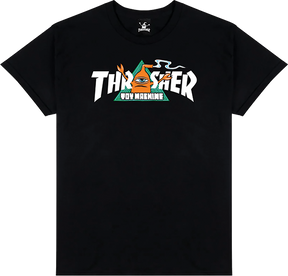 THRASHER TOY MACHINE VORTEX SS TSHIRT MEDIUM-BLACK
