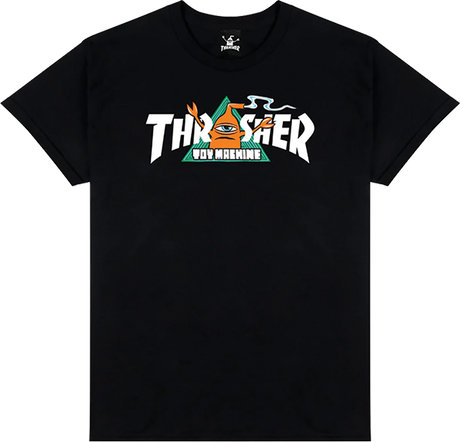 THRASHER TOY MACHINE VORTEX SS TSHIRT MEDIUM-BLACK