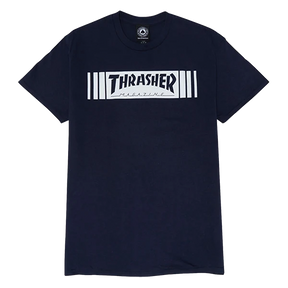 THRASHER BAR SS TSHIRT SMALL NAVY