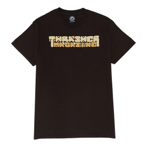 THRASHER BLOCKS SS TSHIRT LARGE DARK CHOC