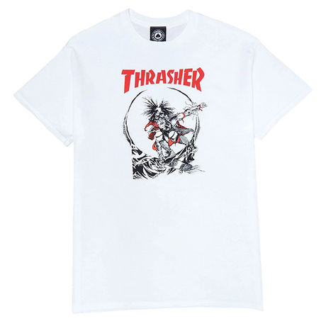 THRASHER OUTLAW 2-TONE SS TSHIRT XLARGE WHITE