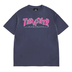 THRASHER PARRA MAG VINTAGE SS TSHIRT SMALL NAVY