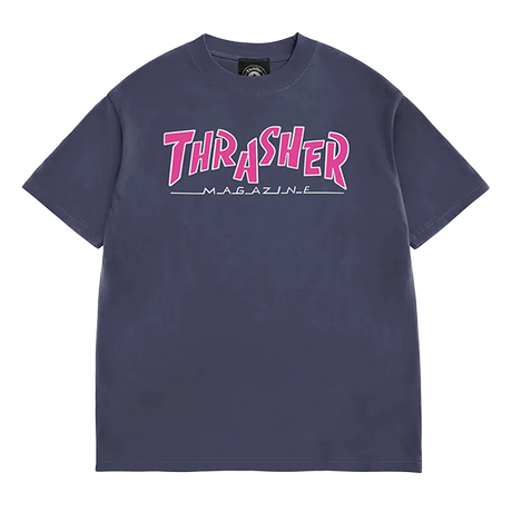 THRASHER PARRA MAG VINTAGE SS TSHIRT SMALL NAVY