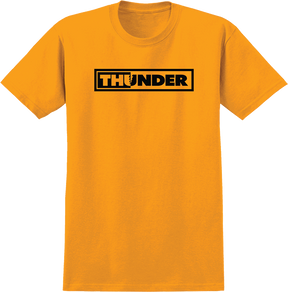 THUNDER BOLTS SS TSHIRT LARGE  GLD/BLK