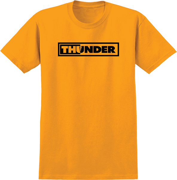 THUNDER BOLTS SS TSHIRT XLARGE GLD/BLK