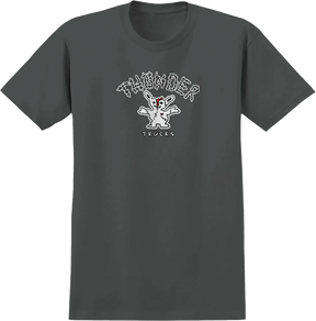 THUNDER TO PIECES SS TSHIRT SMALL CHARCOAL