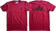 THE HEATED WHEEL GRASSHOPPER SS TSHIRT XLARGE-WINE RED