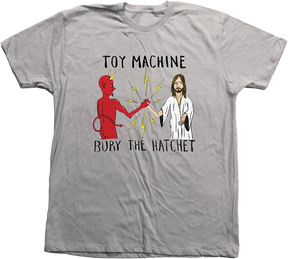 TOY MACHINE BURY THE HATCHET SS XLARGE GREY