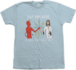 TOY MACHINE BURY THE HATCHET SS TSHIRT SMALL-LT.BLUE