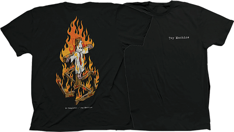TOY MACHINE CHARRED CROSS II SS XXLarge BLACK