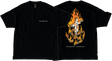 TOY MACHINE CHARRED CROSS TSHIRT SS TSHIRT SMALL BLACK