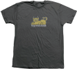 TOY MACHINE DEVIL CAT SS TSHIRT SMALL CHARCOAL/GOLD
