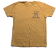 TOY MACHINE ED TEMPLETON WIRES CROSS TSHIRTED SS TSHIRT SMALL GOLD