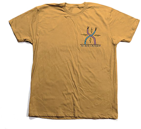 TOY MACHINE ED TEMPLETON WIRES CROSS TSHIRTED SS TSHIRT MEDIUM GOLD