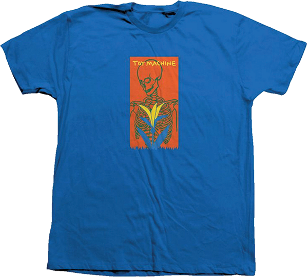 TOY MACHINE POT KILLS SS TSHIRT MEDIUM-ROYAL